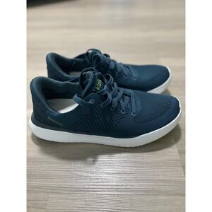 Kizik HandsFree Labs Teal Blue Relaxed Fit Sneakers Shoes Mens 8 Womens 9.5